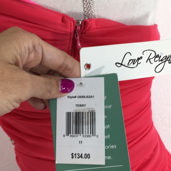 Nwt Love Reign Formal/Prom Dress, Juniors sz 11 - Picture 7 of 8
